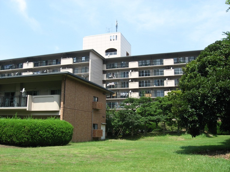 外観中庭からの眺めです。