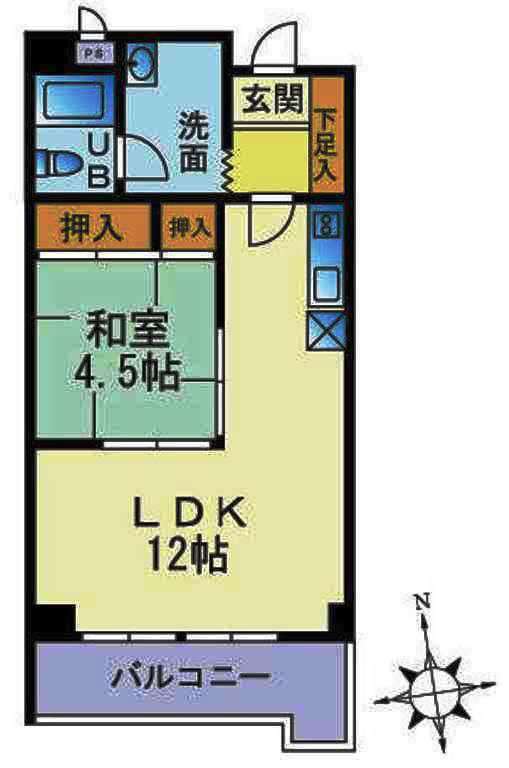 この間取りの反転タイプ。現況を優先いたします。